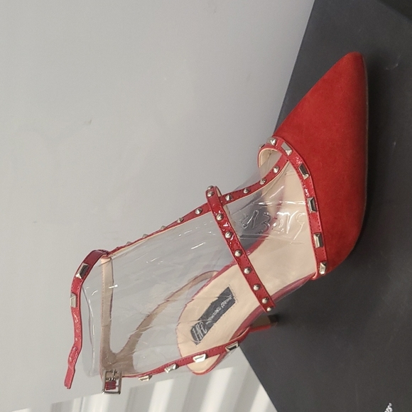 INC INTERNATIONAL CONCEPTS  Red Dress Heels - Picture 3 of 3